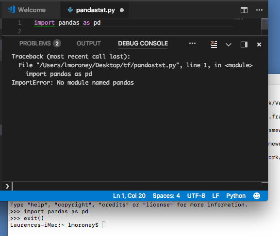 Using Visual Studio Code For Python For Mac
